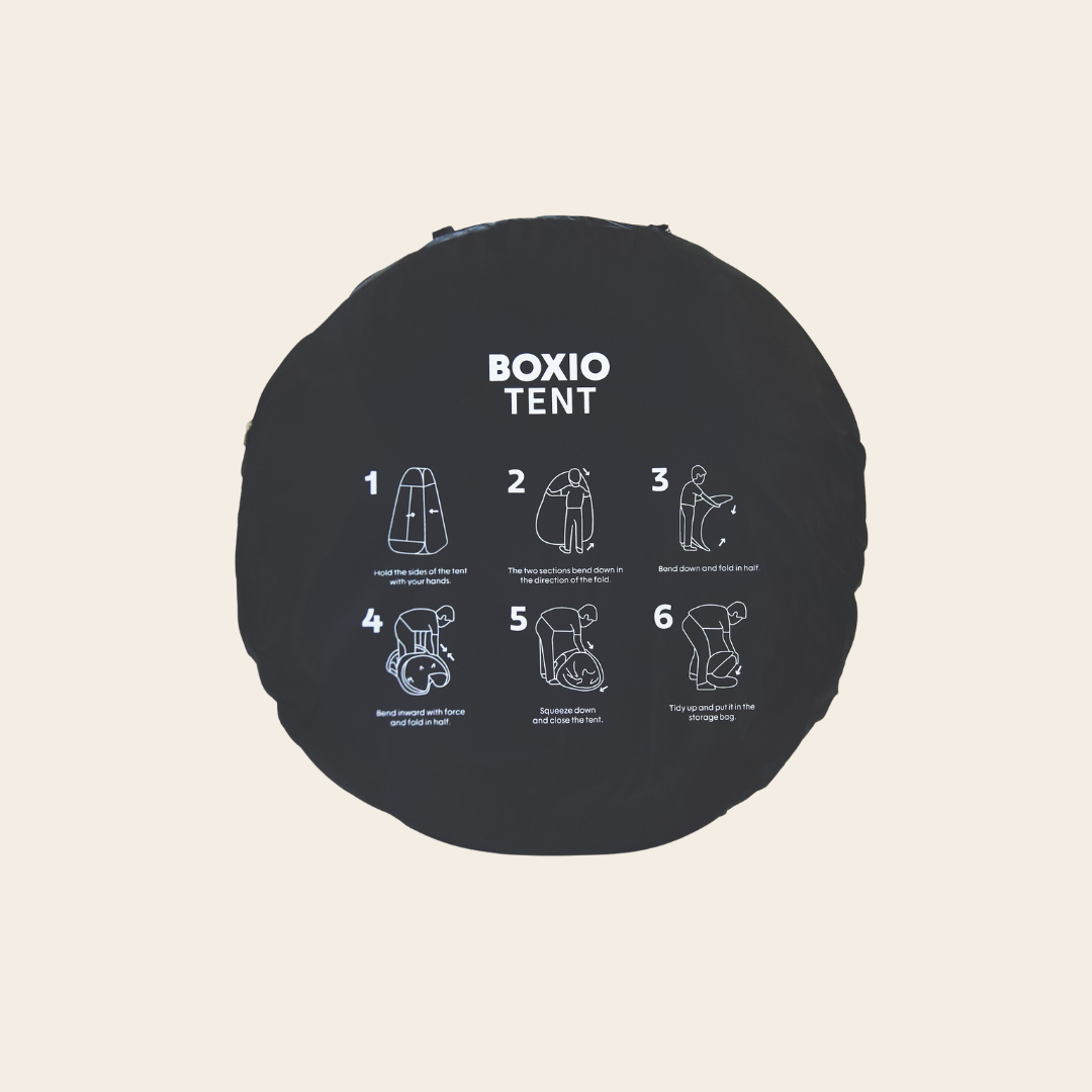 BOXIO Tent : Tente De Douche Et Toilette Pop-Up 2x1m Pour Camping, Vanlife & Festivals - Cabine D'Habillage Mobile Ultra Pratique